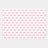 Shabby Chic Coquette Roze  Bloemen Inpakpapier Vel (Voorkant 2)