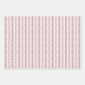 Shabby Chic Coquette Roze  Bloemen Inpakpapier Vel (Voorkant)