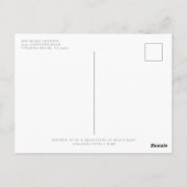 Shabby Chic Coquette Roze Liefde Shack Baby shower Briefkaart (Achterkant)