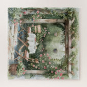 Shabby Chic Cottage Garden Puzzel (Horizontaal)