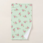 Shabby Chic Country Floral Bad Handdoek (Handdoek)