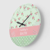 Shabby Chic Country Floral Grote Klok (Hoek)