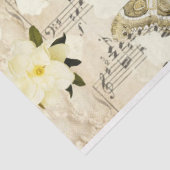 Shabby Chic Crème Serie Ontwerp 1 Tissuepapier (Detail)