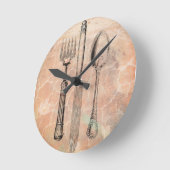 shabby chic cutlery ronde klok (Hoek)