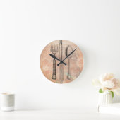 shabby chic cutlery ronde klok (Huis)