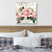 shabby chic, decoupage, victorian, french chic, pa canvas afdruk (Insitu (Slaapkamer))