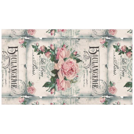 shabby chic, decoupage, victorian, french chic, pa tafelkleed (Voorkant (Horizontaal))