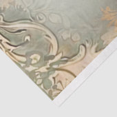 shabby chic, demask patronen, verouderd effect kun tissuepapier (Detail)