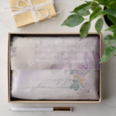 Shabby Chic Design 1 van de Lila Reeks Tissuepapier (Geschenk)