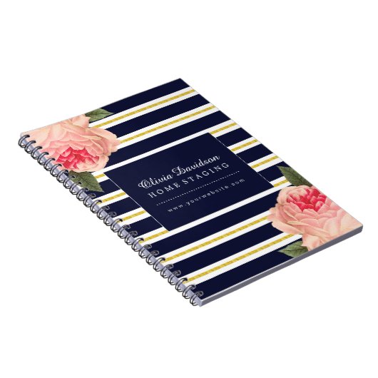 Shabby Chic Designer Note Book Notitieboek (Rechterzijde)