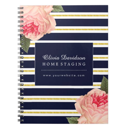  Shabby Chic Designer Note Book Notitieboek (Voorkant)