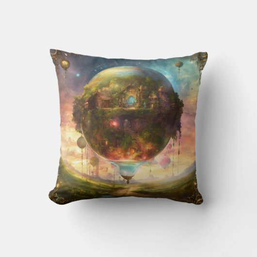 Shabby Chic Dreamy Mist: Een Romantische Mix van V Kussen (Voorkant)