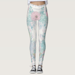 Shabby chic dromerige mist pastel kleuren junk jou leggings