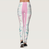 Shabby chic dromerige mist pastel kleuren junk jou leggings (Achterkant)