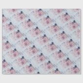  Shabby Chic Dusky Roses Cadeaupapier (Vlak)