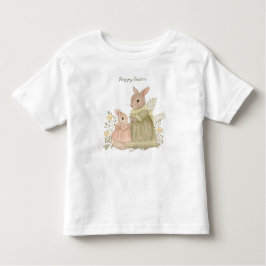 Shabby Chic Easter Rabbit Toddler T-shirt