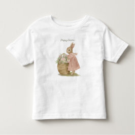 Shabby Chic Easter Rabbit Toddler T-shirt