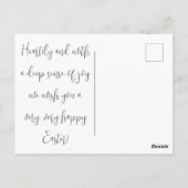 Shabby Chic Easter waterverf Briefkaart (Achterkant)