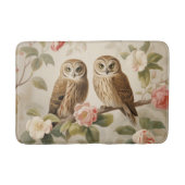 Shabby Chic Elegant Uilen Badmat (Voorkant)