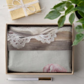 shabby chic Engelse theekopjes rozen Tissuepapier (Geschenk)