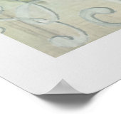  Shabby Chic Faded Floral Art Design Poster (Hoek)