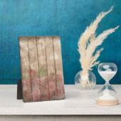  Shabby Chic Faded Red Roses Fotoplaat (Zijkant)