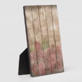  Shabby Chic Faded Red Roses Fotoplaat (Zijkant)