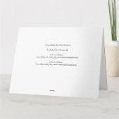  Shabby Chic Faded Red Roses Kaart (Achterkant)