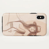 Shabby chic fashionista Case-Mate iPhone case (Achterkant (horizontaal))