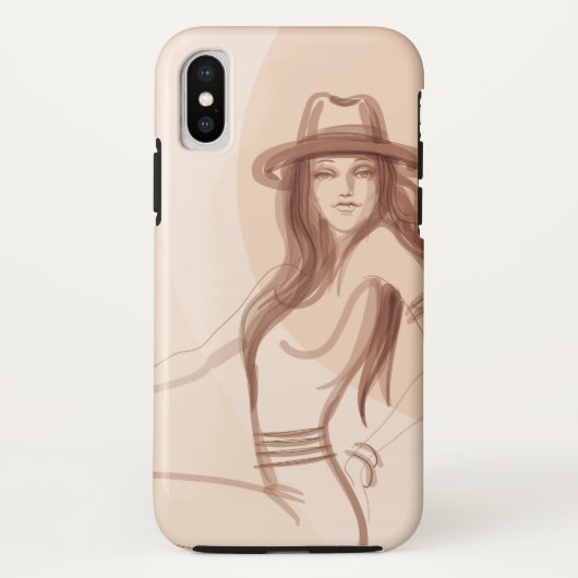 Shabby chic fashionista Case-Mate iPhone case (Achterkant)