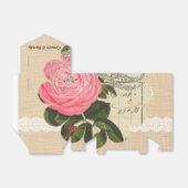 Shabby Chic Favor Box Bedankdoosjes (Uitgevouwen)