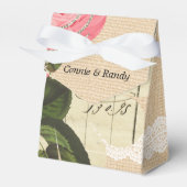 Shabby Chic Favor Box Bedankdoosjes (Voorkant Zijde)