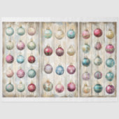 Shabby Chic Feestelijke Bauble Ornamenten AN1 Deco Tissuepapier (Voorkant)