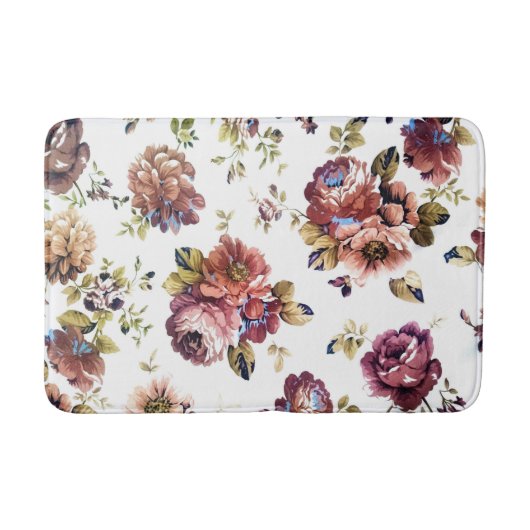 Shabby Chic Floral Badmat (Voorkant)