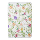 Shabby Chic Floral Badmat (Voorkant Verticaal)
