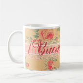  Shabby Chic Floral Buenos Días Koffiemok (Links)