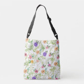 Shabby Chic Floral Crossbody Tas (Achterkant)