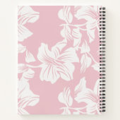 Shabby chic floral custom name notitieboek (Achterkant)