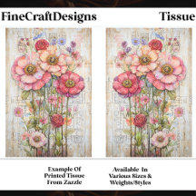 Shabby Chic Floral Ephemera Roze Rood S7B Decoupag