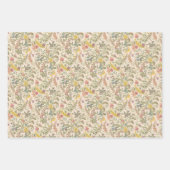 Shabby Chic Floral Inpakpapier Vel (Voorkant)