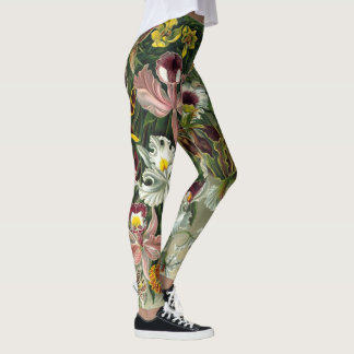 Shabby Chic Floral Leggings