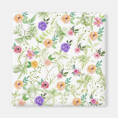 Shabby Chic Floral Magneet (Voorkant)