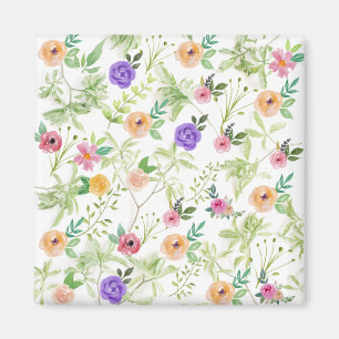 Shabby Chic Floral Magneet