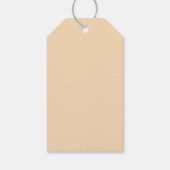  Shabby Chic Floral met Pink Bow Gift Label Cadeaulabel (Achterkant)