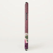 Shabby Chic Floral Pink Metallic Victoriaans Elega Case-Mate iPhone Case (Achterkant / rechts)