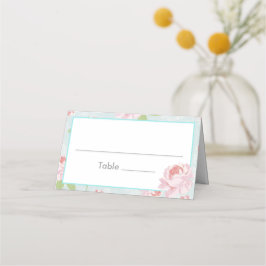 Shabby Chic Floral Place Cards Plaatskaartje