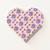 Shabby Chic Floral Polka Dot Pastel Womans Name Notitieboek (Achterkant)