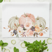 Shabby Chic Floral Pompoen lumbaal kussen Theedoek (Gevouwen)