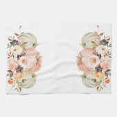 Shabby Chic Floral Pompoen lumbaal kussen Theedoek (Horizontaal)