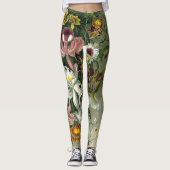 Shabby Chic  Floral Print Leggings (Voorkant)